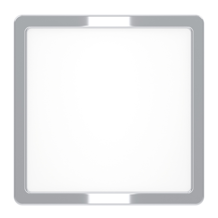 Eglo - LED стельовий світильник для ванної кімнати LED/10,5W/230V 2700/4000/6500K 22x22 см IP44 глянцевий хром