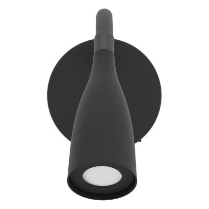Eglo - LED гибкий настенный светильник LED/3,8W/230V черный