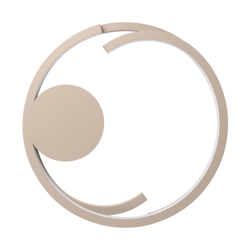 Eglo - LED стельовий світильник із регулюванням яскравості 2xLED/20W/230V 2700-6500K діам. 48 см бежевий + з пультом дистанційного керування