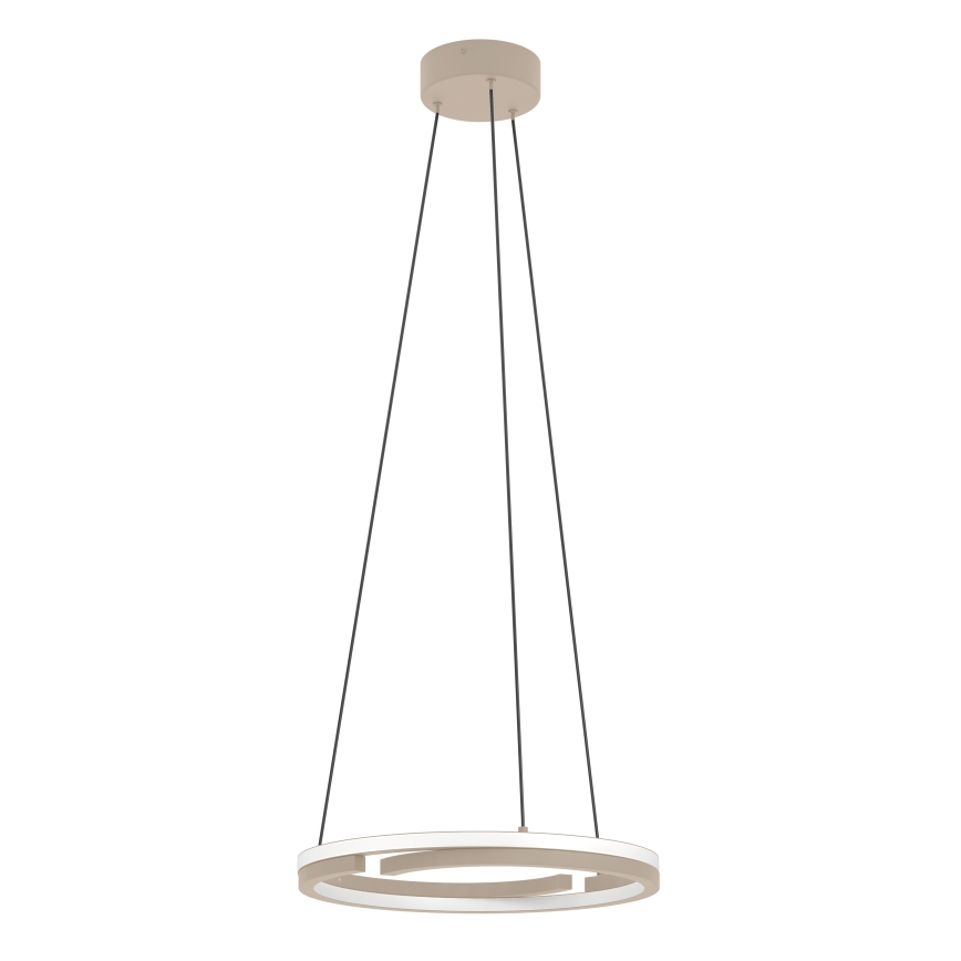 Eglo - LED-люстра з регулюванням яскравості на тросі 2xLED/20W/230V 2700-6500K діаметр 48 см бежева + пульт дистанційного керування