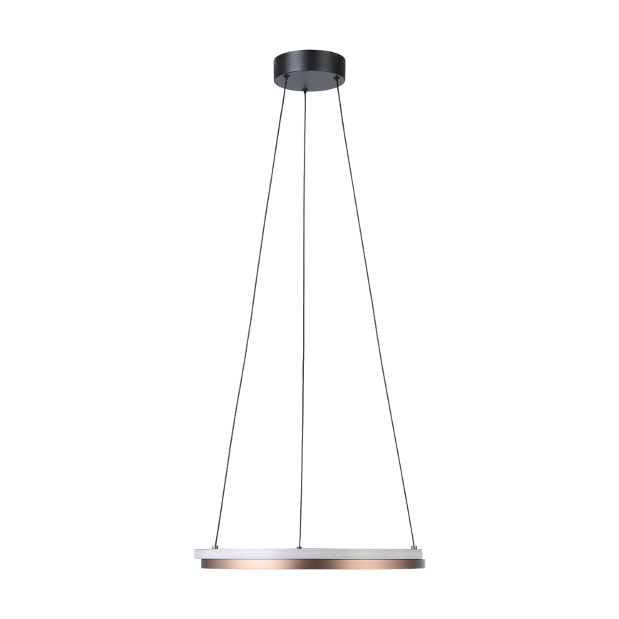 Eglo - диммируемая LED-люстра на тросе, 2×LED/20 Вт/230 В, 2700–6500 К, диаметр 48 см, бронзовая + пульт дистанционного управления