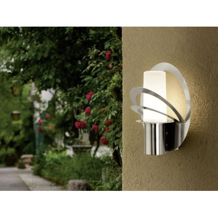 EGLO 90183 - Зовнішній настінний світильник AVELLINO 1xE27/60W білий IP54