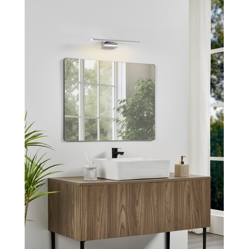 Eglo - светодиодный светильник для зеркала в ванной LED/7W/230V 3000/4000/6500K 40 cm IP44 глянцевый хром