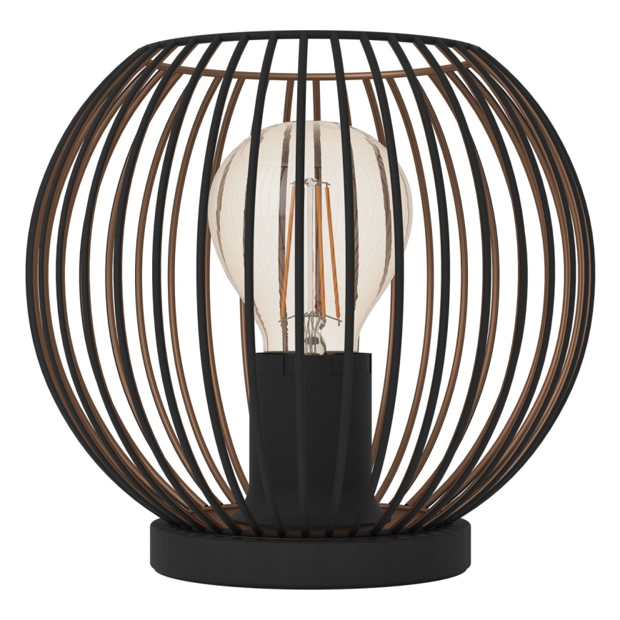 Eglo - Настільна лампа 1xE27/60W/230V чорна