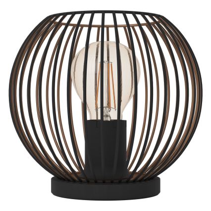 Eglo - Настольная лампа 1xE27/60W/230V черная