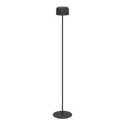 Eglo - светодиодная солнечная перезаряжаемая сенсорная напольная лампа LED/2,8W/3,7V 1800 mAh IP44 чёрная