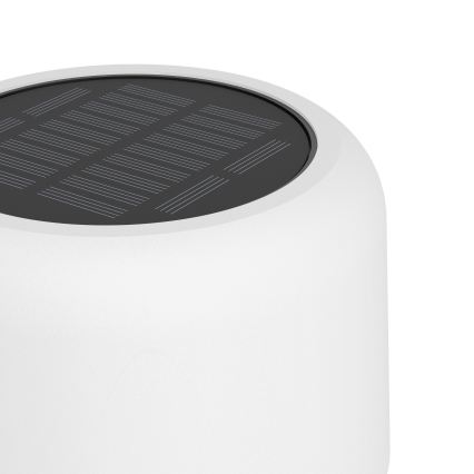 Eglo - LED сонячна акумуляторна сенсорна підлогова лампа LED/2,8W/3,7V 1800 mAh IP44 біла