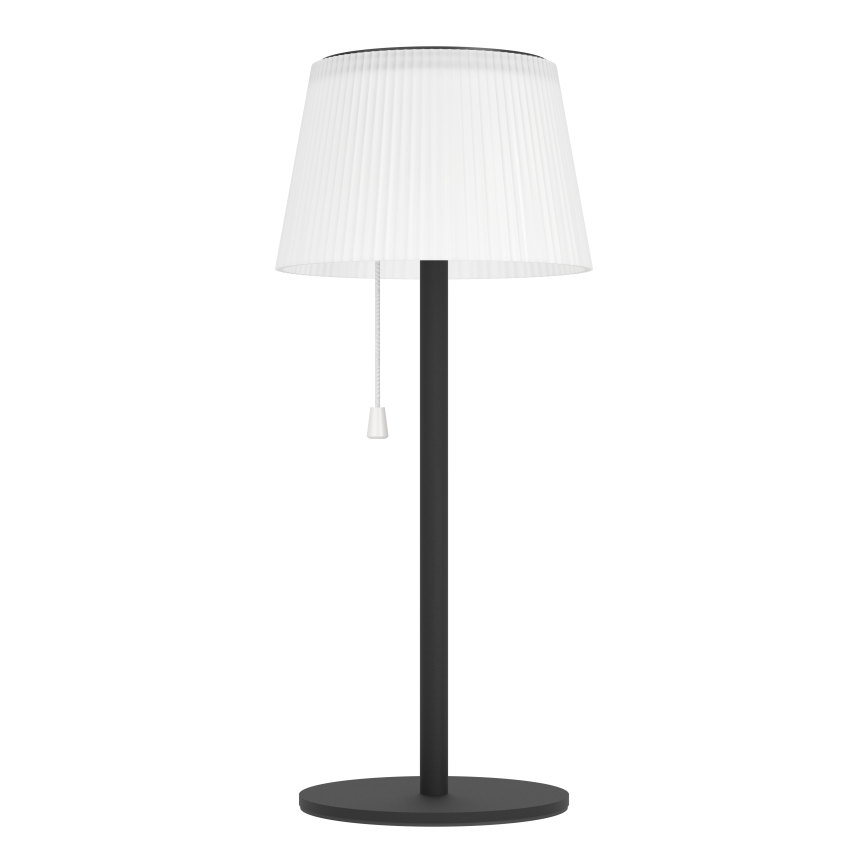 Eglo - LED настільна лампа з сонячною зарядкою LED/2,3W/3,7V 3000/4000/6500K 1800 mAh IP44 чорна