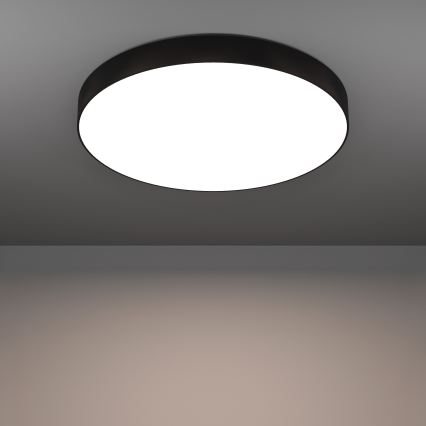 Eglo - LED RGBW затемнюваний стельовий світильник LED/36,5W/230V 2700-6500K діам. 69cm чорний