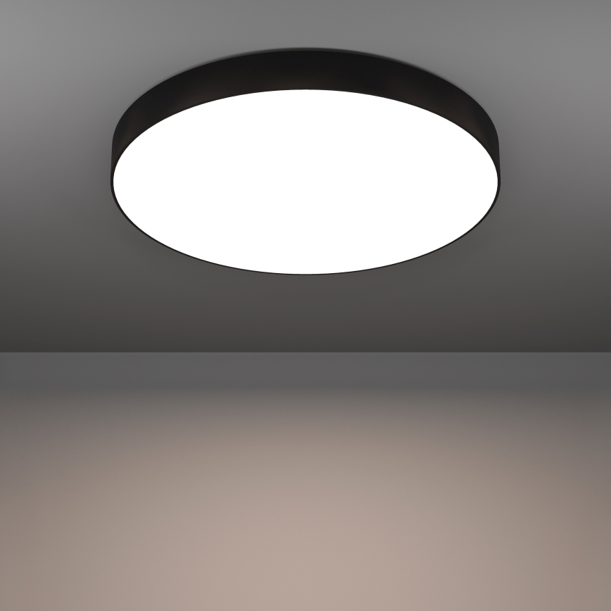 Eglo - LED RGBW затемнюваний стельовий світильник LED/36,5W/230V 2700-6500K діам. 69cm чорний