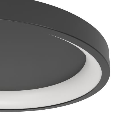 Eglo - LED RGBW диммируемый потолочный светильник LED, 19,6 Вт, 230 В, 2700–6500 К, диаметр 35 см, чёрный