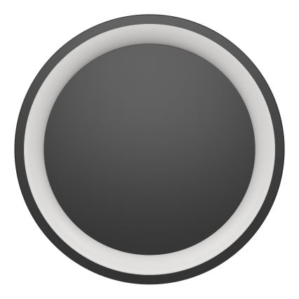 Eglo - LED RGBW стельовий світильник з регульованою яскравістю LED/19,6W/230V 2700-6500K діаметр 35 см чорний