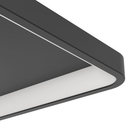 Eglo - LED RGBW диммируемый потолочный светильник LED/20W/230V 2700-6500K 35x35 см черный