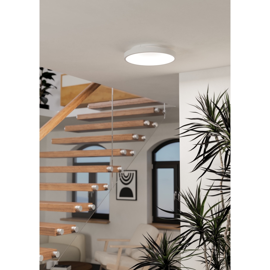 Eglo - LED RGBW диммируемый потолочный светильник LED/19,6 Вт/230 В 2700-6500 К диаметр 35 см белый
