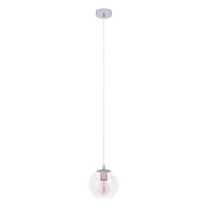 Eglo - Подвесной светильник на тросе 1xE27/60W/230V полированный хром