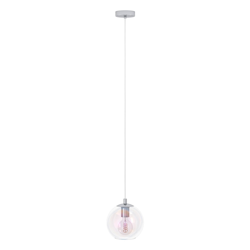 Eglo - Подвесной светильник на тросе 1xE27/60W/230V полированный хром