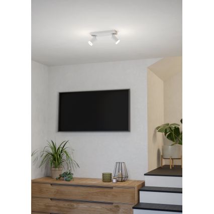 Eglo - LED RGBW точковий світильник з регульованою яскравістю 2xLED/3,7W/230V 2700-6500K білий