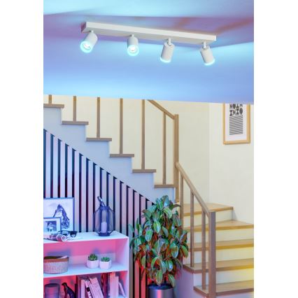 Eglo - LED RGBW диммируемый точечный светильник 4xLED/3,7W/230V 2700-6500K белый