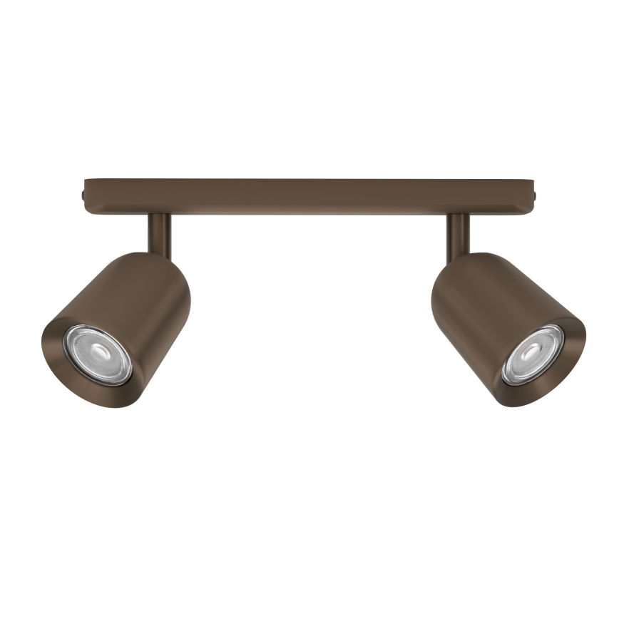 Eglo - Точковий світильник 2xGU10/10 Вт/230 В бронзовий