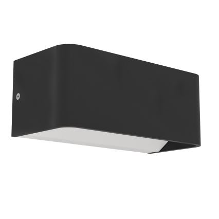 Eglo - LED RGBW Зовнішній настінний світильник з регулюванням яскравості LED/10W/230V 2700-6500K IP55 чорний