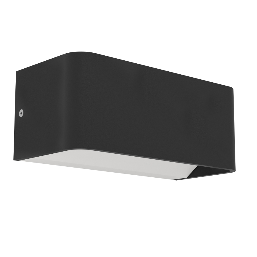Eglo - LED RGBW Зовнішній настінний світильник з регулюванням яскравості LED/10W/230V 2700-6500K IP55 чорний