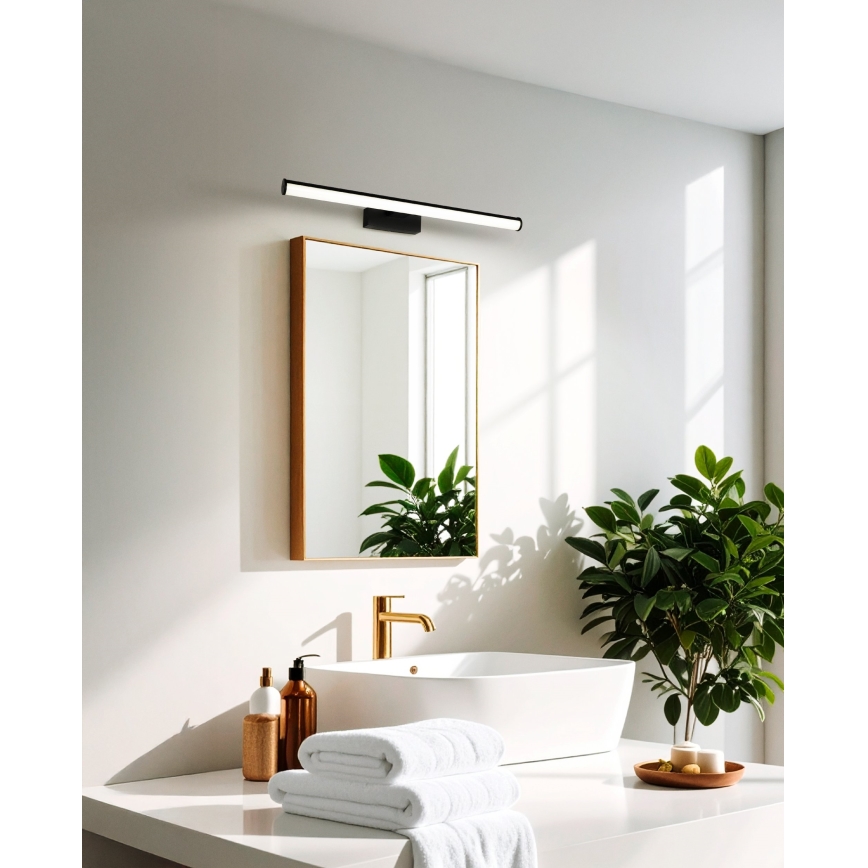 Eglo - LED-освещение для зеркала в ванной, LED/11W/230V, 60 см, IP44, чёрный