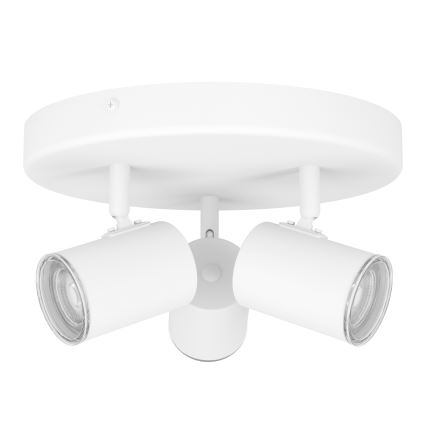Eglo - Точечный светильник для ванной 3xGU10/5W/230V Ø 25 см IP44 белый