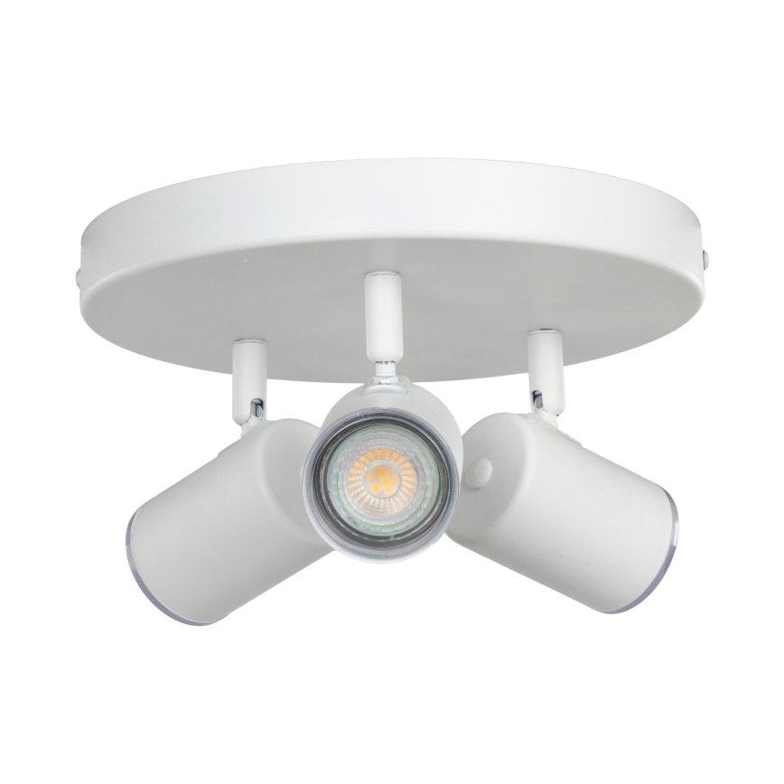 Eglo - Точечный светильник для ванной 3xGU10/5W/230V Ø 25 см IP44 белый