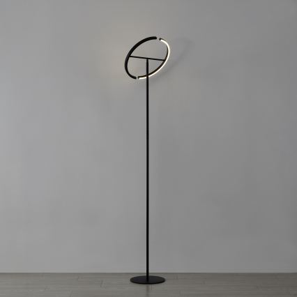 Eglo - Підлоговий LED-світильник з регулюванням яскравості 2xLED/8,8Вт/230В чорний