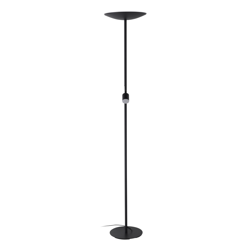 Eglo - LED-торшер з регулюванням яскравості LED/26,5W/230V + LED/4W чорний