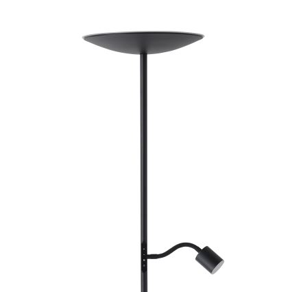Eglo - LED-торшер з регулюванням яскравості LED/26,5W/230V + LED/4W чорний