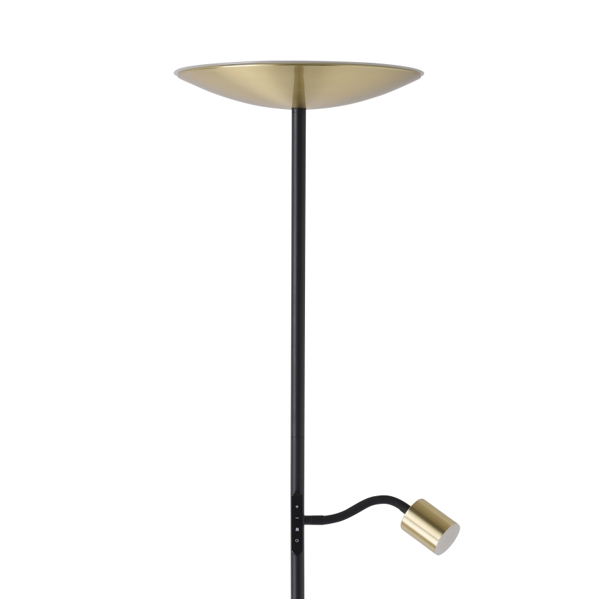 Eglo - затемнюваний світлодіодний підлоговий світильник LED/26,5W/230V + LED/4W золотий