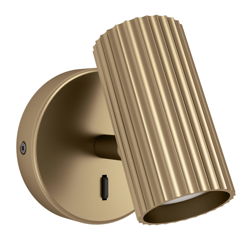 Eglo - Настенный точечный светильник 1xGU10/5W/230V золотой