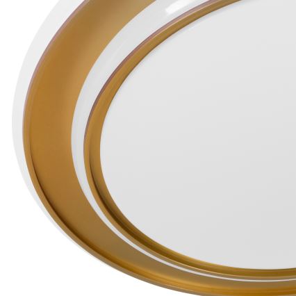 Егло - світлодіодний стельовий світильник, 24 Вт/230 В, 2700/4000/6500 К, діам. 40 см, золотий