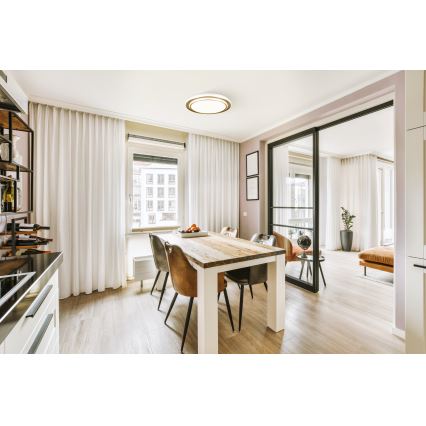 Eglo - LED стельовий світильник LED/36W/230V, діаметр 49 см, золотий