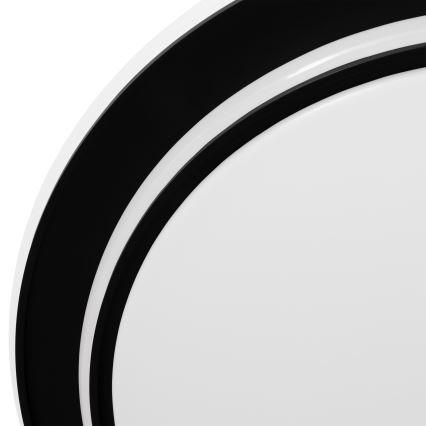 Eglo - LED стельовий світильник LED/36 Вт/230 В, діаметр 49 см, чорний