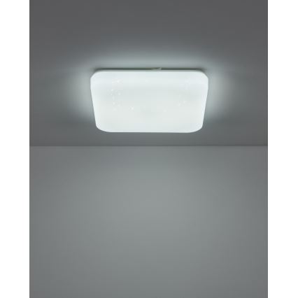 Eglo - LED стельовий світильник для ванної кімнати 18 Вт/230 В 33x33 см IP44