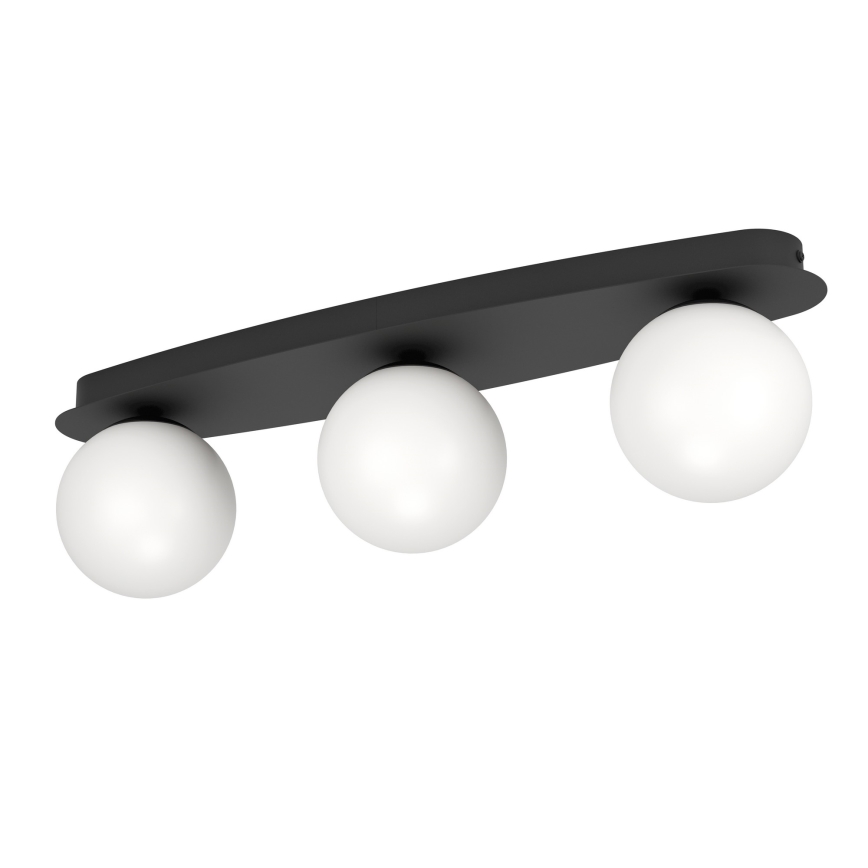 Eglo - LED потолочный светильник для ванной 3xG9/4,2W/230V IP44 чёрный