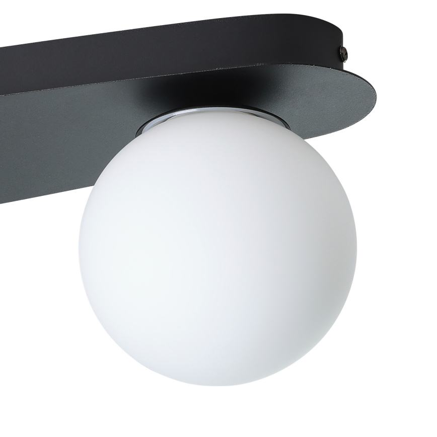 Eglo - LED стельовий світильник для ванної кімнати 3xG9/4,2W/230V IP44 чорний