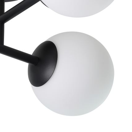 Eglo - LED накладна стельова люстра для ванної кімнати 4xG9/4,2Вт/230В IP44 чорний