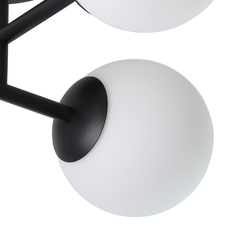 Eglo - LED накладна стельова люстра для ванної кімнати 4xG9/4,2Вт/230В IP44 чорний
