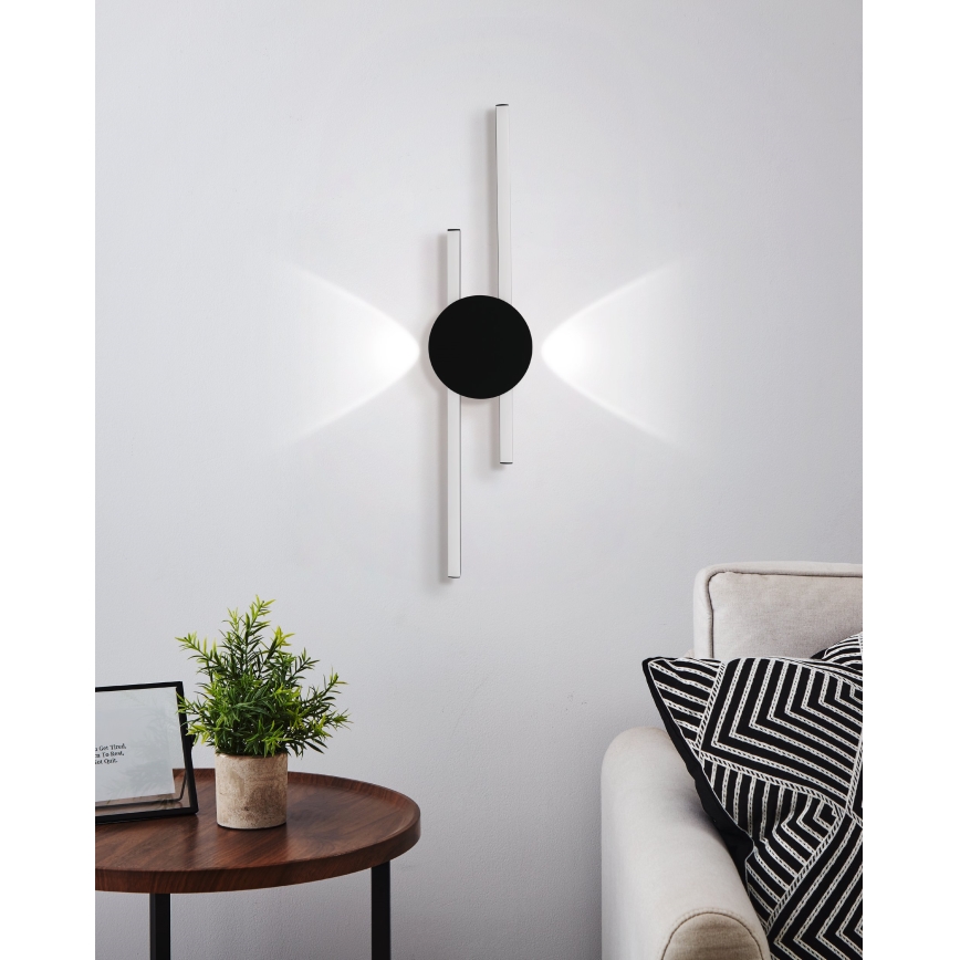 Eglo - LED настенный светильник LED/20Вт/230В + LED/0,91Вт черный