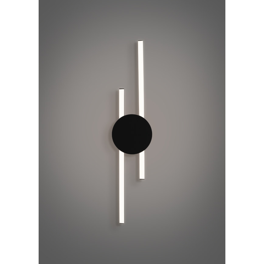 Eglo - настінний світильник LED 20 Вт/230 В + LED 0,91 Вт, чорний