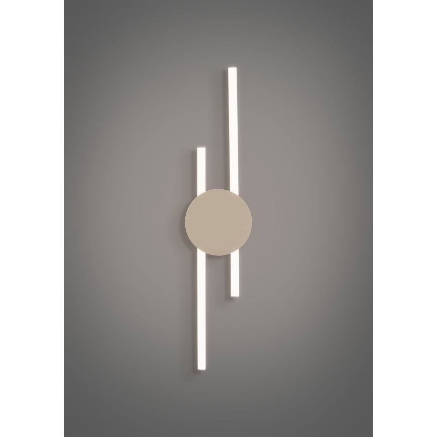 Eglo - LED настенный светильник LED/20W/230V + LED/0,91W бежевый