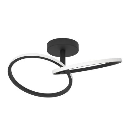 Eglo - LED стельовий світильник LED/12W/230V 2700/4000/6500K чорний