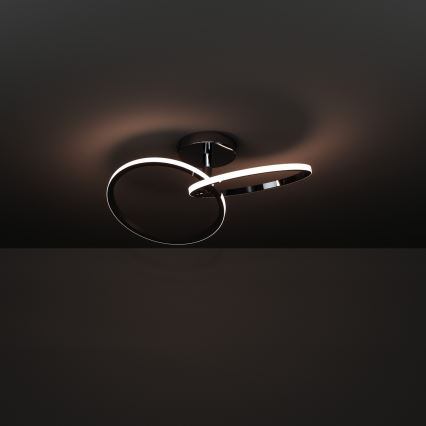 Eglo - Потолочный светильник LED/12W/230V 2700/4000/6500K глянцевый хром