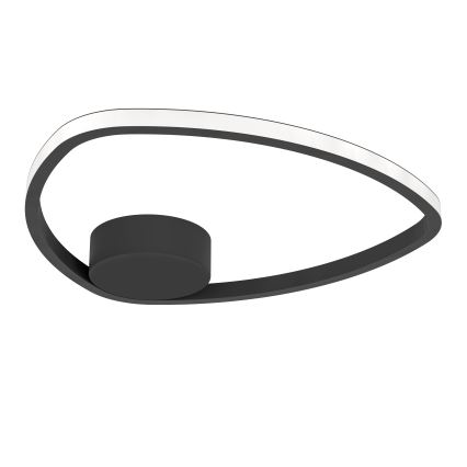 Eglo - стельовий світильник LED, 9,7 Вт, 230 В, діаметр 37,5 см, чорний