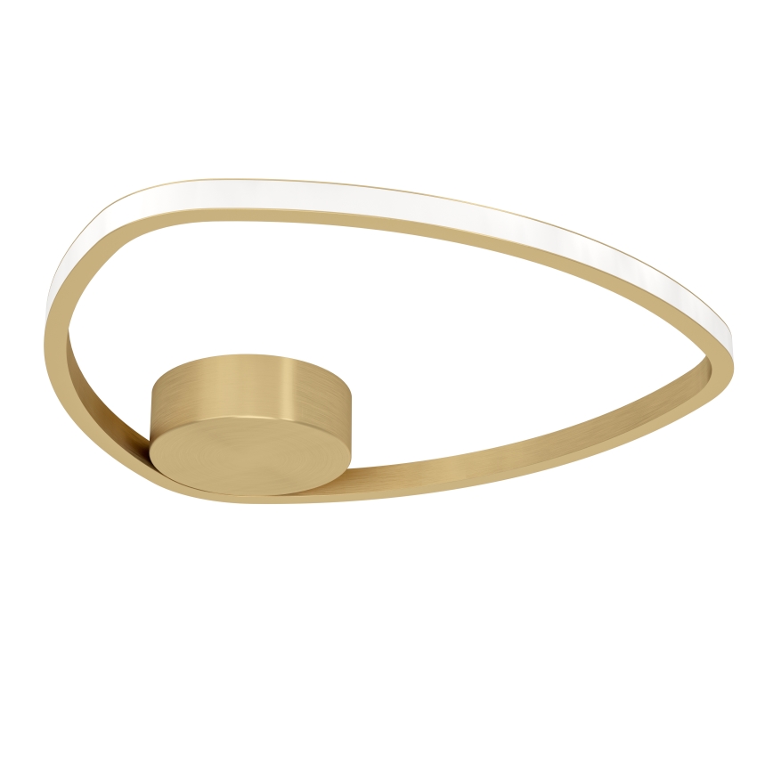 Eglo - LED стельовий світильник, 9,7 Вт, 230 В, діаметр 37,5 см, золотистий