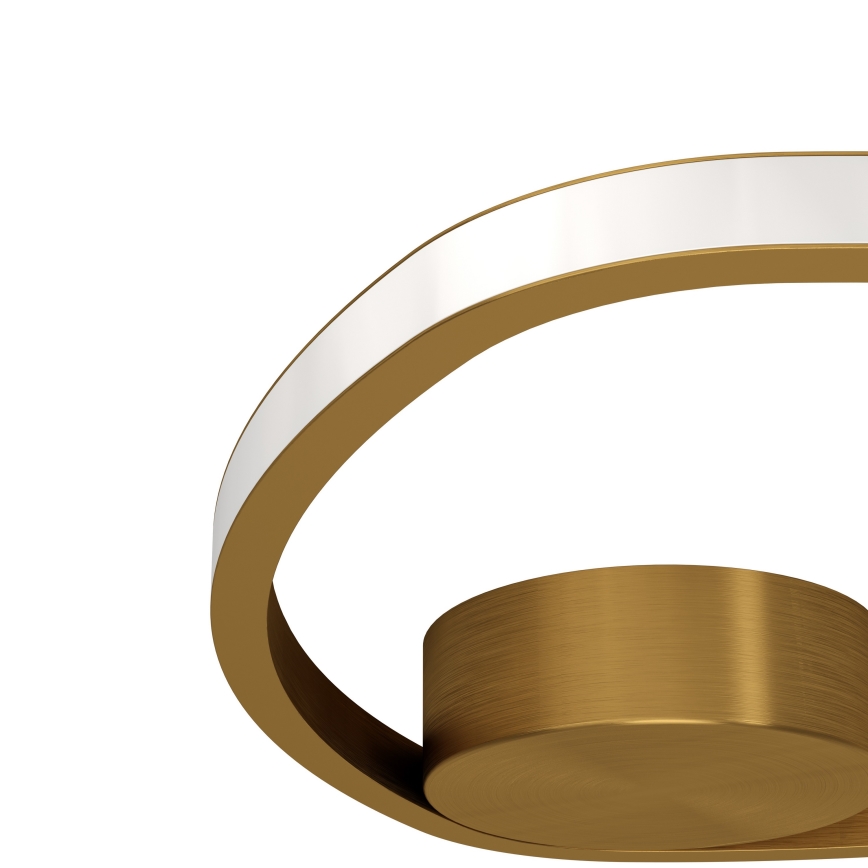 Eglo - LED стельовий світильник, 9,7 Вт, 230 В, діаметр 37,5 см, золотистий