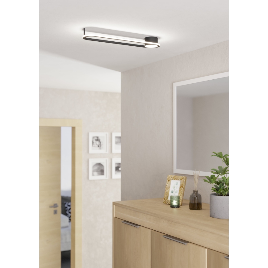 Eglo - LED потолочный светильник LED/24W/230V 2700/4000/6500K чёрный